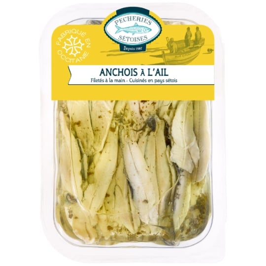 Filets d'anchois à l'ail PECHERIES SETOISES
