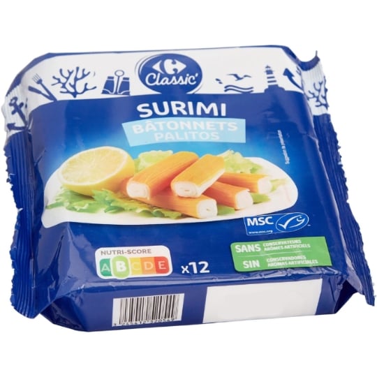 Surimi bâtonnets CARREFOUR CLASSIC'