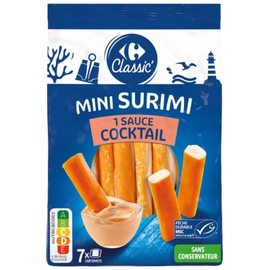 Mini surimi sauce cocktail CARREFOUR CLASSIC'