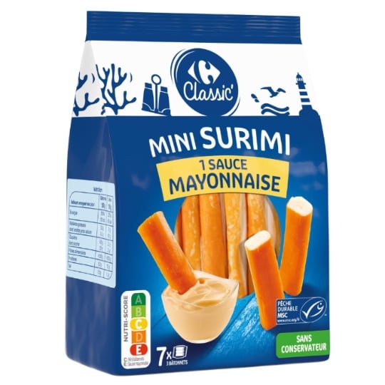 Mini surimi sauce mayonnaise CARREFOUR CLASSIC'