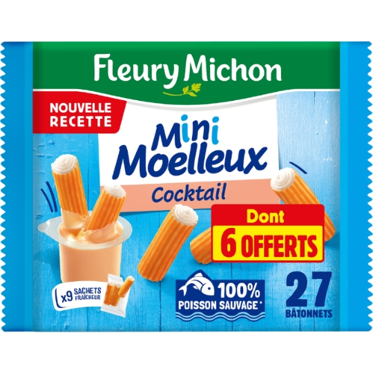 Surimi Mini Moelleux Cocktail FLEURY MICHON