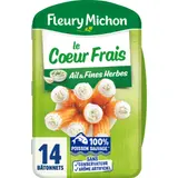 Bâtonnets de Surimi le Coeur Frais fromage ail et fines herbes FLEURY MICHON