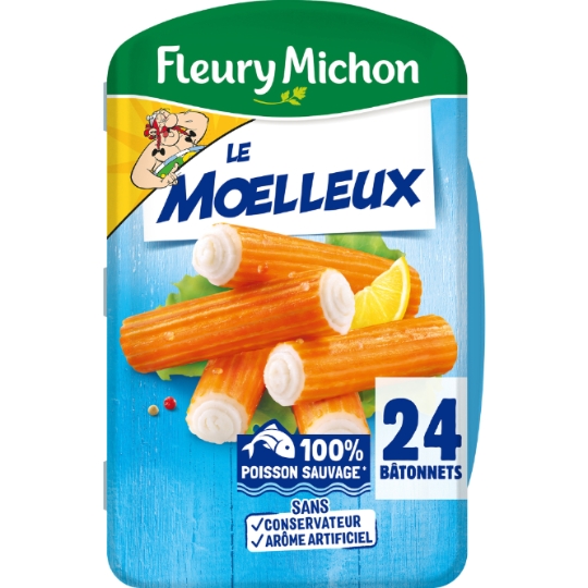 Bâtonnets de Surimi le Moelleux FLEURY MICHON