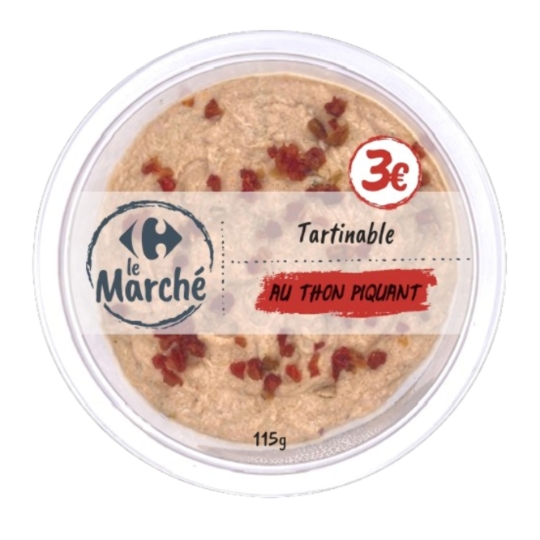 Tartinable au Thon Piquant CARREFOUR