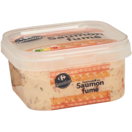 Tartinable de Saumon Fumé CARREFOUR SENSATION