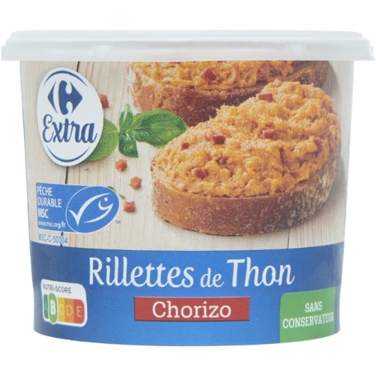 Rillettes de Thon et Chorizo CARREFOUR EXTRA