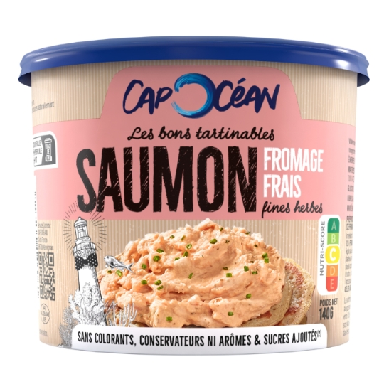 Tartinable  Saumon Fromage Frais Fines Herbes  CAP OCEAN