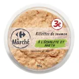Rillettes de Saumon à L'echalote et Aneth CARREFOUR LE MARCHE