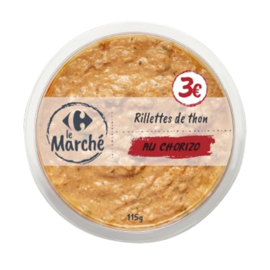 Rillettes de Thon au Chorizo CARREFOUR LE MARCHE