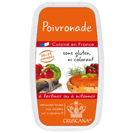Poivronade sans Gluten ni Colorant, à Tartiner ou à Mitonner CRUSCANA