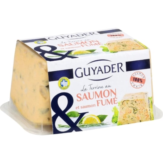 Terrine saumon/saumon fumé GUYADER
