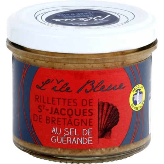 Rillettes de St-Jacques au Sel de Guérande L'ILE BLEUE