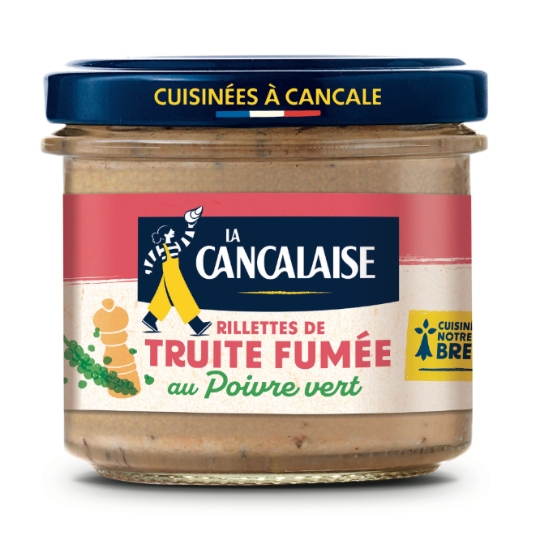 Rillettes de Truite Fumée au Poivre Vert LA CANCALAISE