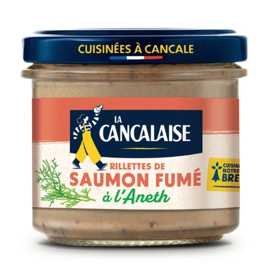 Rillettes de saumon fumé à l'aneth LA CANCALAISE