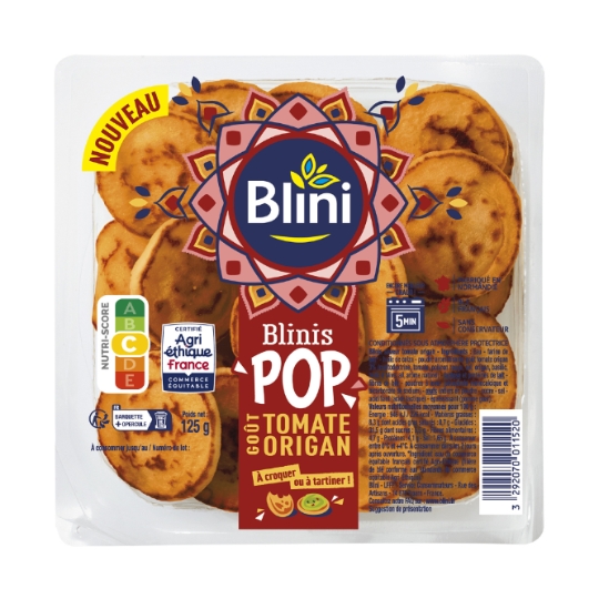 Blinis Pop saveur Tomate Origan BLINI