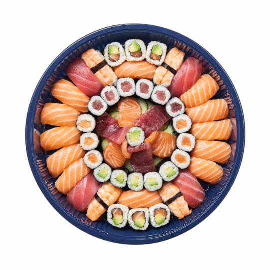 Plat Cuisiné Kyoto Party Assortiment de Sushi Sashimi et Maki SUSHI DAILY
