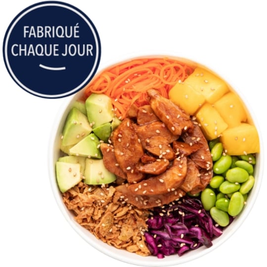 Poke poulet teriyaki SUSHI DAILY