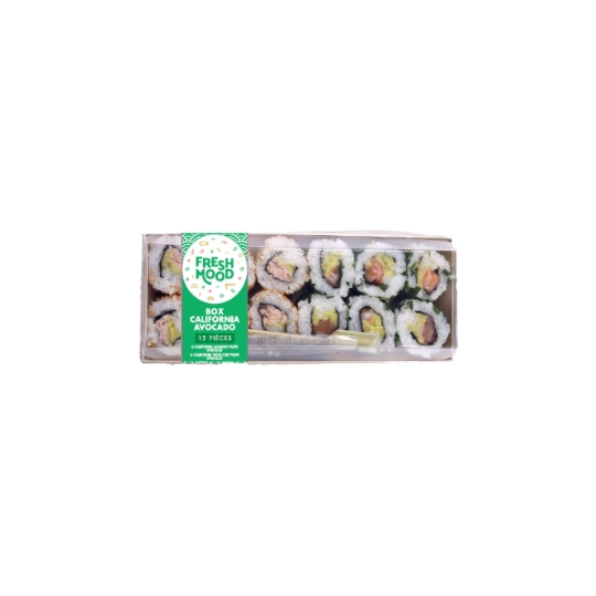 Sushi California Avocado (saumon, thon ) à la Pulpe d'Avocat FRESHMOOD