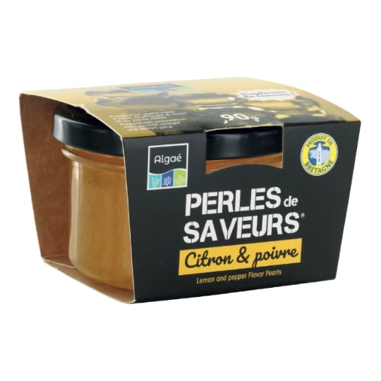 Perles de vinaigre saveur citron poivre PERLES DE SAVEURS