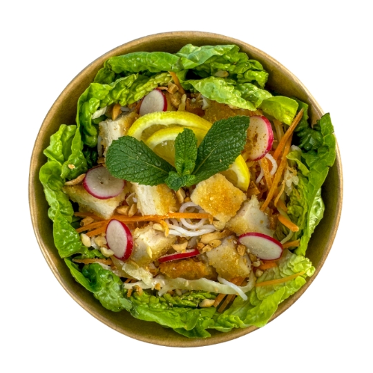 Salade Thaï à Base de Vermicelle, Poulet Katsu et Crudités SUSHIMAN