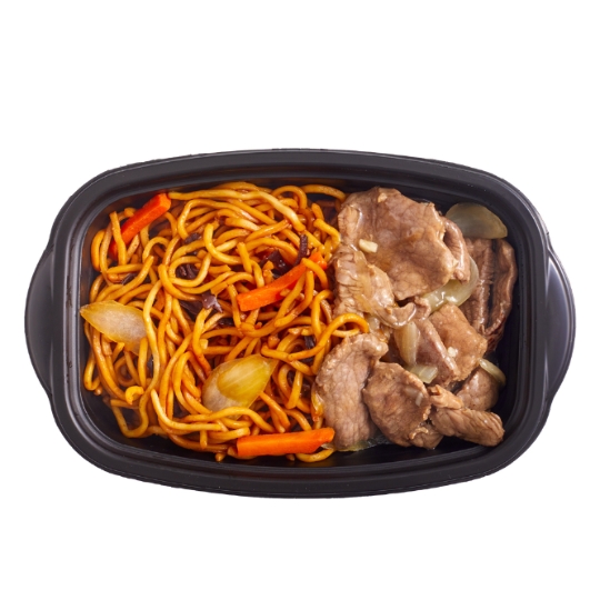 Plat Boeuf aux Oignons & Nouilles Sautées WOK STREET