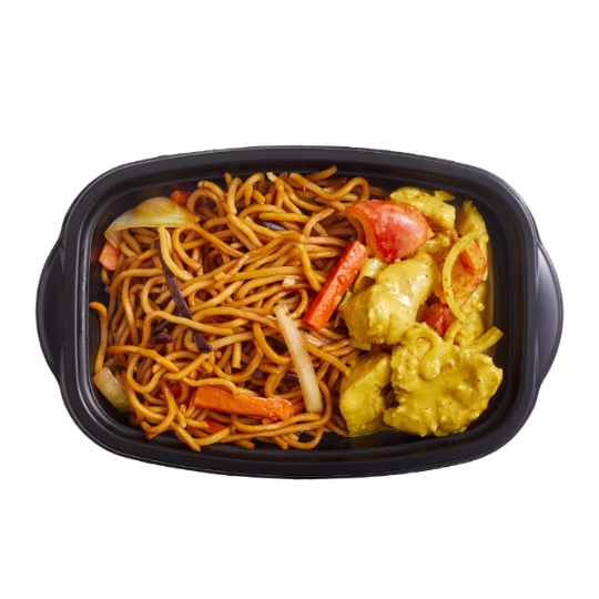 Plat Poulet Curry Coco & Nouilles Sautées WOK STREET