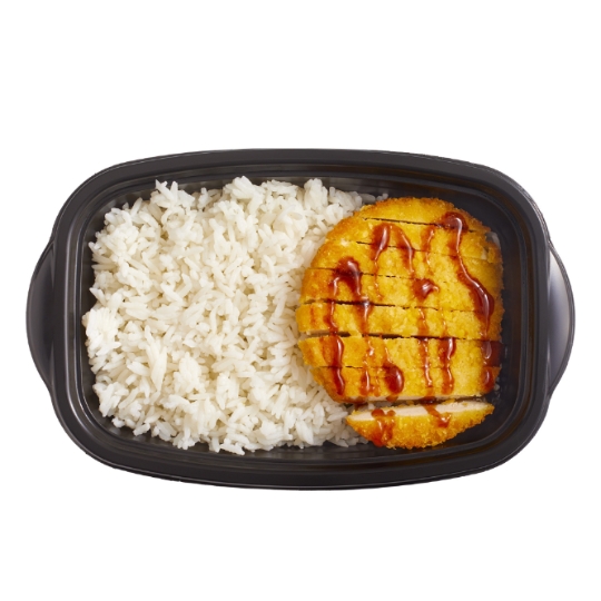 Plat Poulet Katsu et Riz Nature WOK STREET