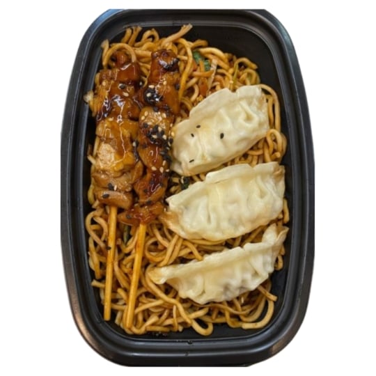 Box gyoza yakitori et nouilles