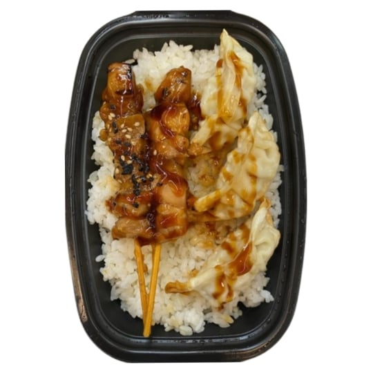 Box Gyoza Yakitori et Riz Cantonnais