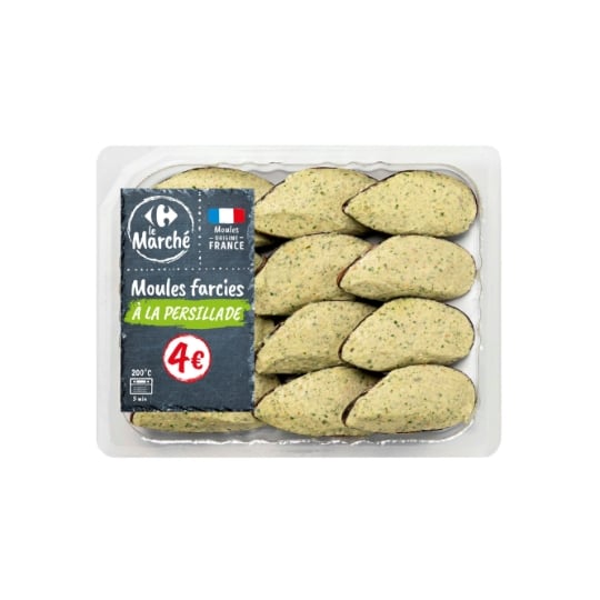 Moules Farcies à la Persillade CARREFOUR LE MARCHE