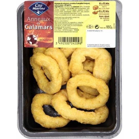 Anneaux de calamars à la romaine CITE MARINE