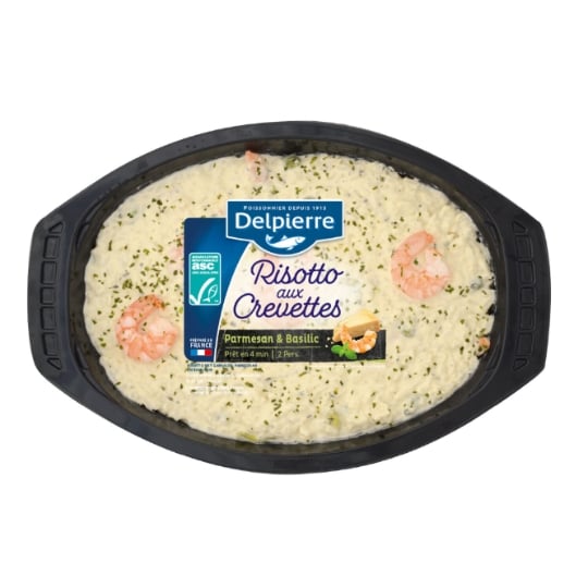 Plat Cuisiné Risotto aux Crevette DELPIERRE