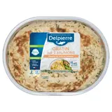 Plat Cuisiné : Gratin aux Deux Saumon Pomme de Terre et Petits Légumes DELPIERRE