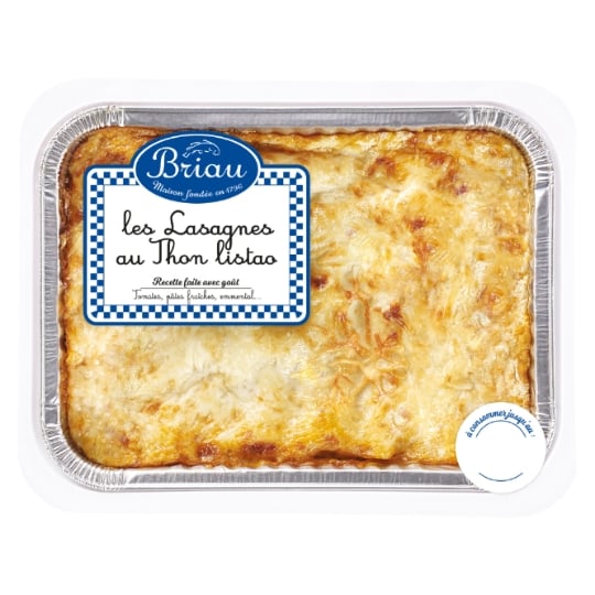 Plat cuisiné lasagnes au thon MAISON BRIAU