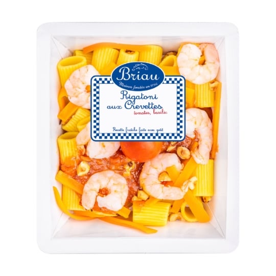 Rigatoni aux crevettes MAISON BRIAU