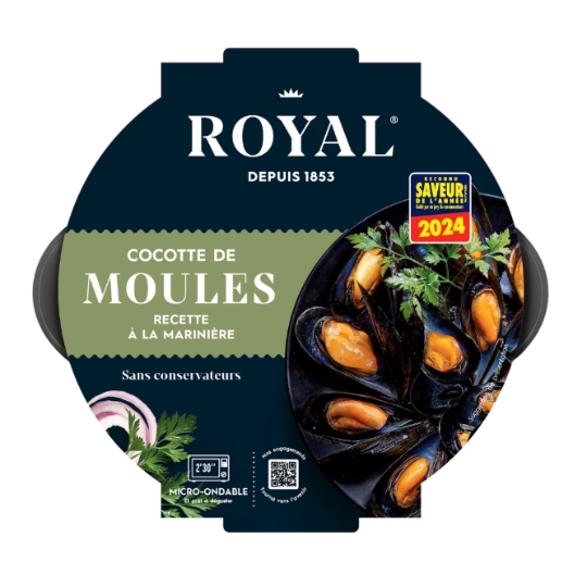 Plat cuisinés moules à la marinière ROYAL