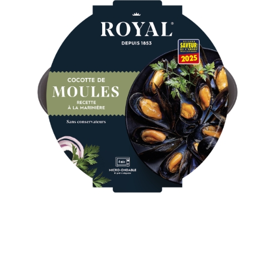 Cocotte de Moules Cuisinées à la Marinière ROYAL