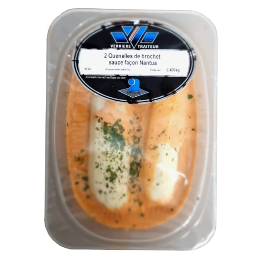 Quenelles de brochet sauce Nantua VERRIERE TRAITEUR