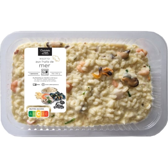 Plat Cuisiné Risotto aux Fruits de Mer