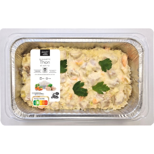 Plat Cuisiné Blanquette de Thon et son Riz