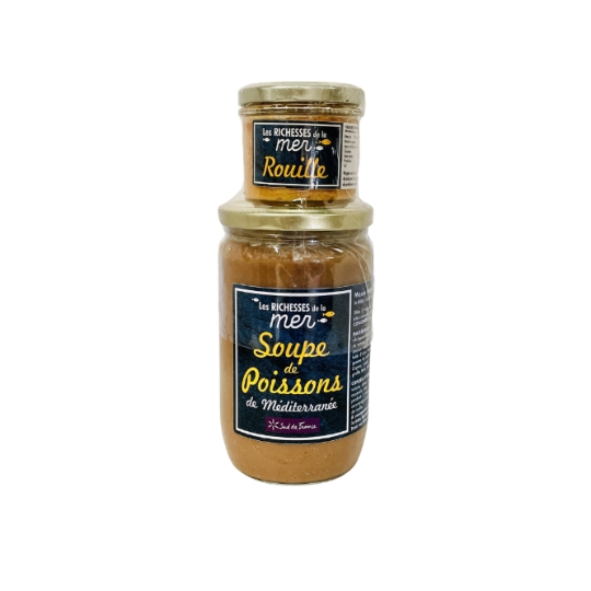 Soupe de Poissons de Méditerranée avec Rouille LES RICHESSES DE LA MER