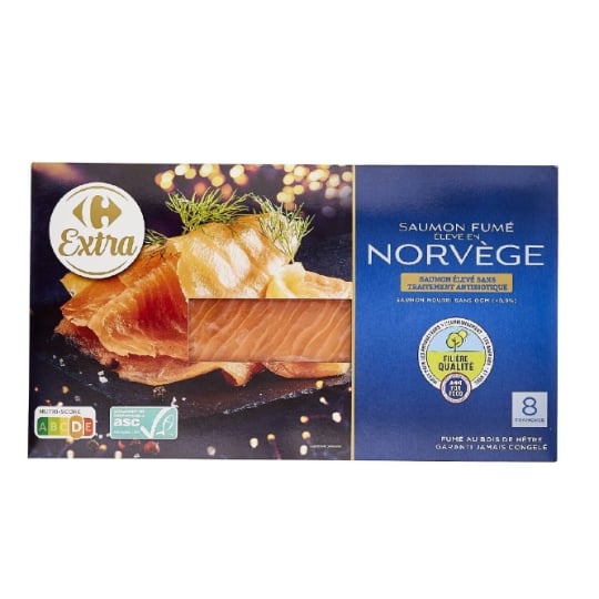 Saumon Fumé de Norvège CARREFOUR EXTRA
