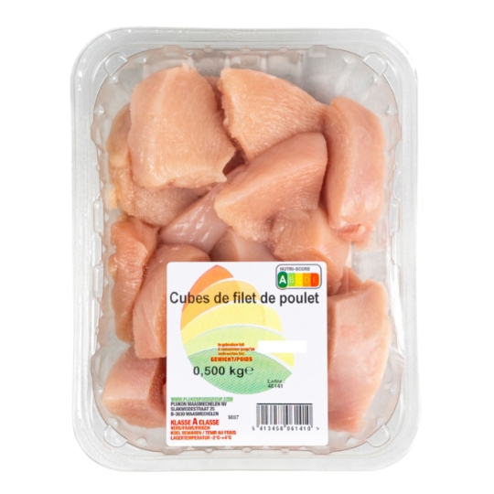 Filets de Poulet en Cubes