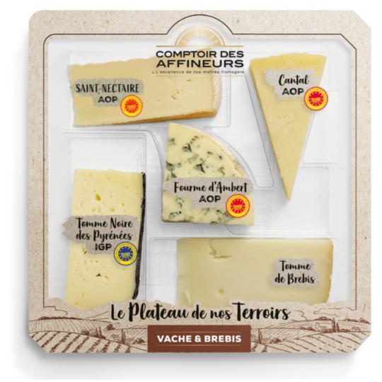 Assortiment 5 Fromages SAVEURS DE TERROIRS
