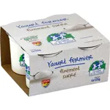 Yaourts Nature Sucré LAITIERE DE LA MOTTE
