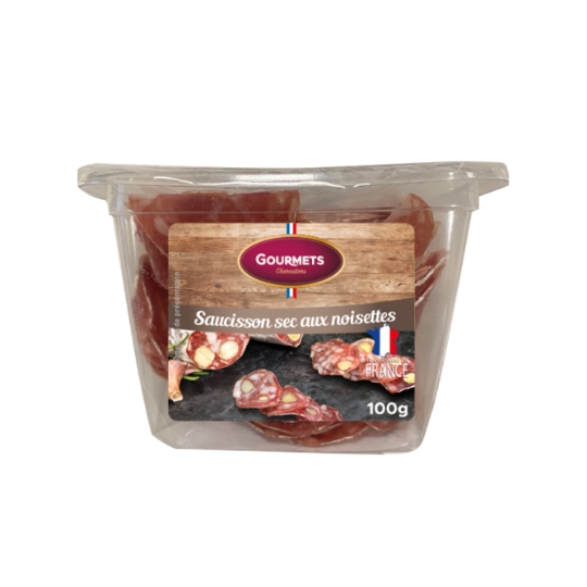 Saucisson Sec aux Noisettes GOURMETS CHARCUTIERS