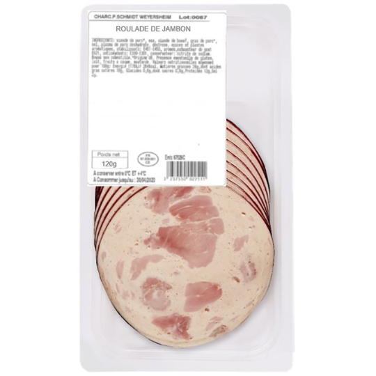 Roulade de Jambon PIERRE SCHMIDT