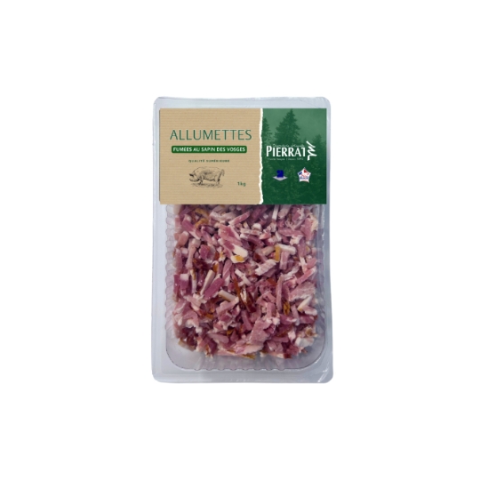 Lardons Allumettes Fumés CHARCUTERIE PIERRAT