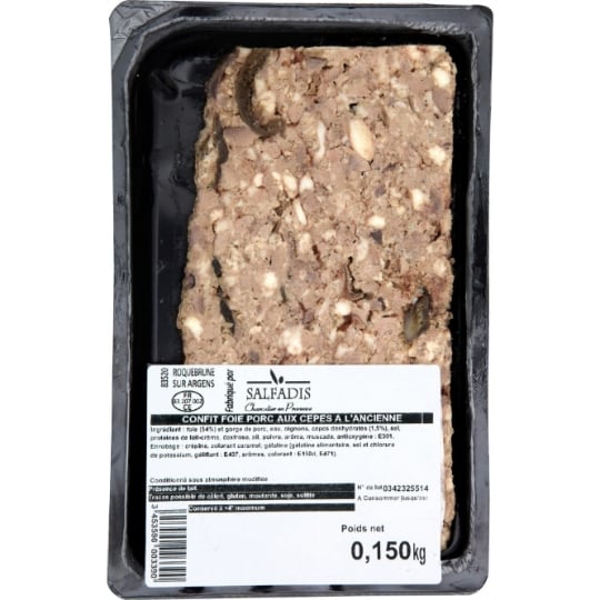 Terrine Confit de Foie de Porc aux Cèpes