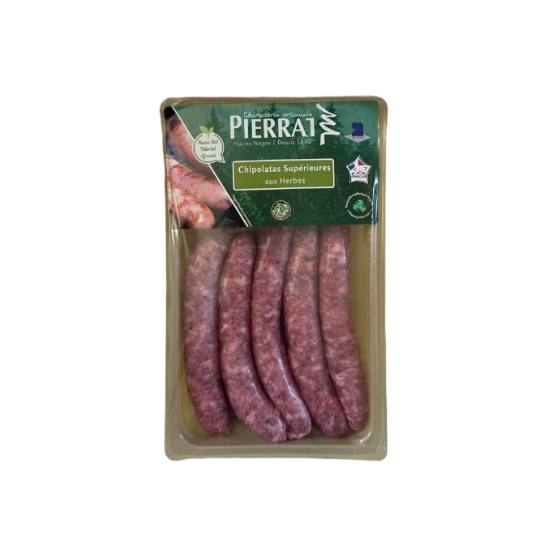 Chipolatas Supérieures Aux Herbes CHARCUTERIE PIERRAT